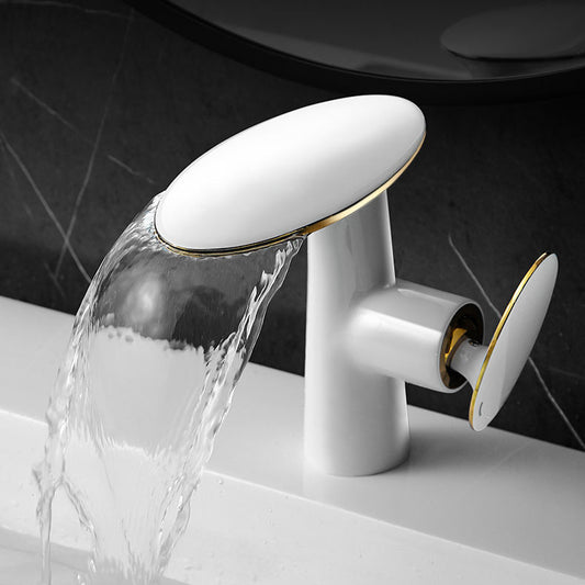 Tesrin MF009 Brass Body Waterfall Style Basin Faucet