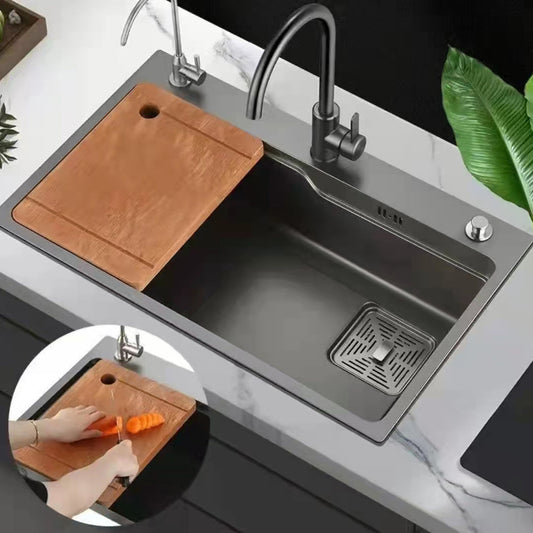 Tesrin YN-K001 Luxury Kitchen Sink with Digital Display and Waterfall Design
