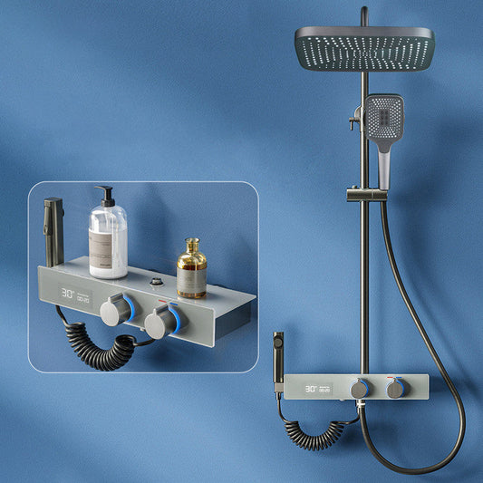 Tesrin TS-S107 High-End Shower System with Air-Infused Water Flow