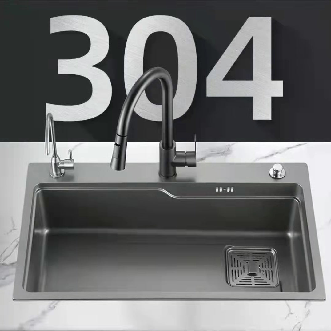 Tesrin YN-K001 Luxury Kitchen Sink with Digital Display and Waterfall Design