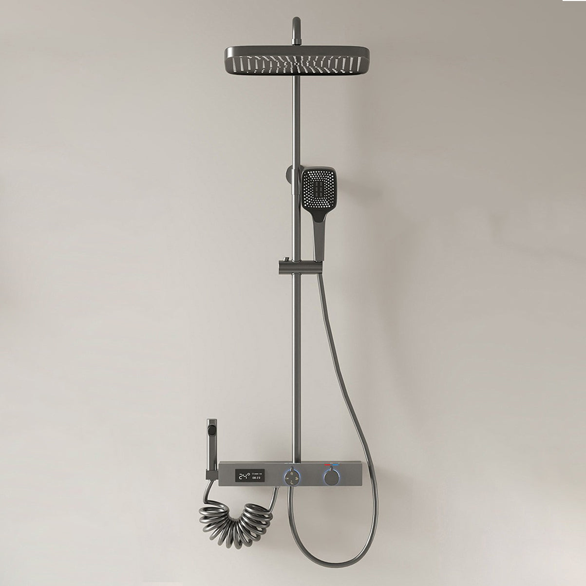 Tesrin TS-S107 High-End Shower System with Air-Infused Water Flow