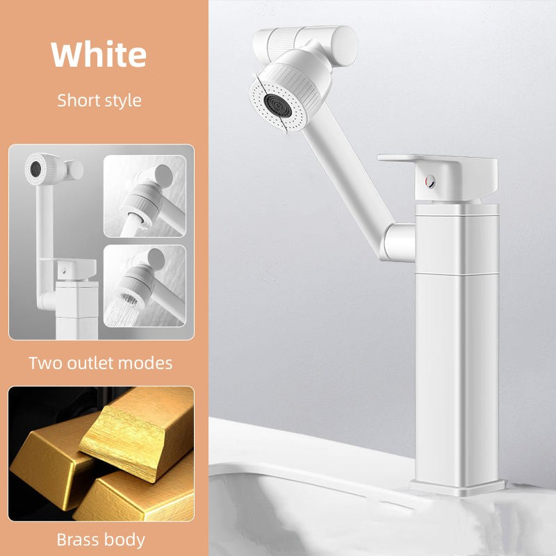 TS-T003 Bathroom Rotatable Multi-Derectional Faucet With 2 Water Outlet Mode