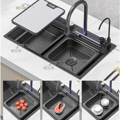 Tesrin YN-K103 Luxury Kitchen Sink with Digital Display