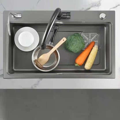 Tesrin YN-K001 Luxury Kitchen Sink with Digital Display and Waterfall Design