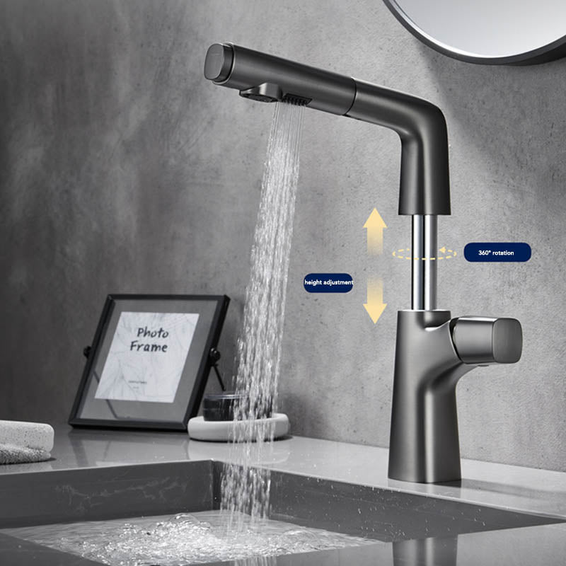 Tesrin MF007 Pull-out Lifting Basin Faucet