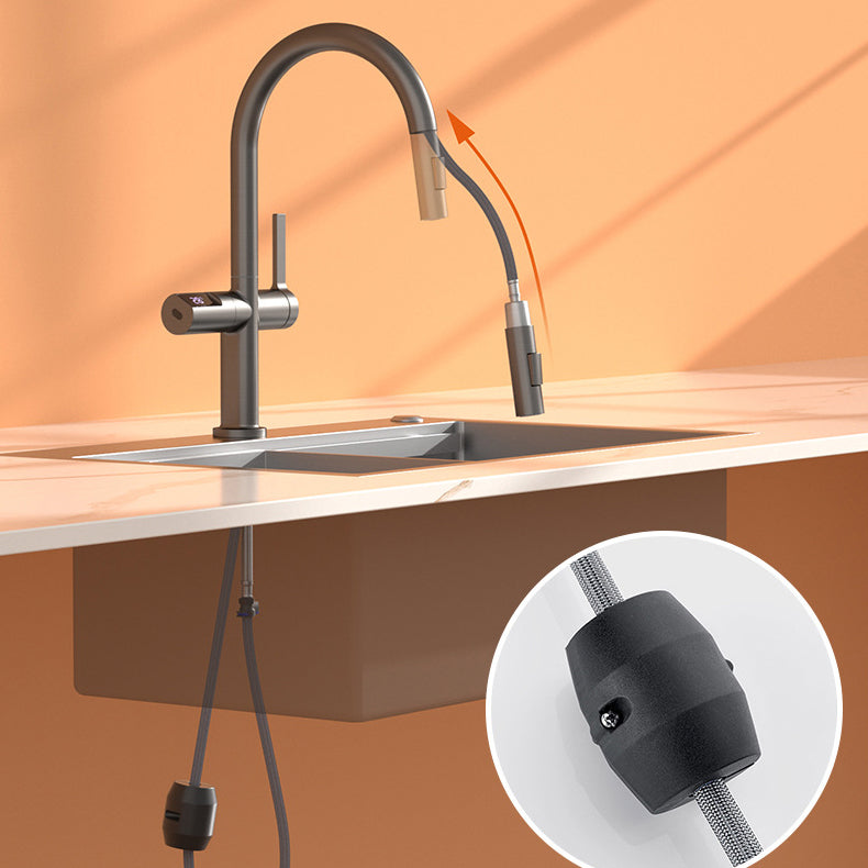 Tesrin F201 Adjustable Cold and Hot Water Kitchen Faucet