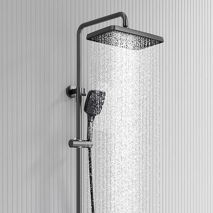 Tesrin TS-S119 Shower System with Handheld Spray and Glass Shelf